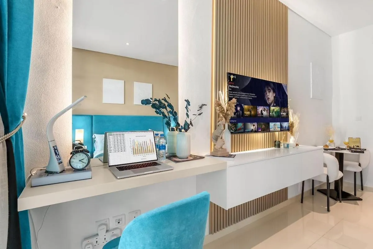 Appartamento Stunning Palm Studio - Rooftop Infinity Pool & Private Beach Access - Maxstays Dubai Emirati Arabi Uniti